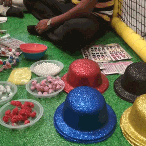 hat designing actvities for kids